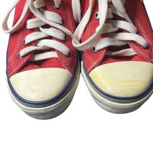 Bob Cousy P.F. Posture Foundation Women's Red Sneaker Shoes Size 8.5